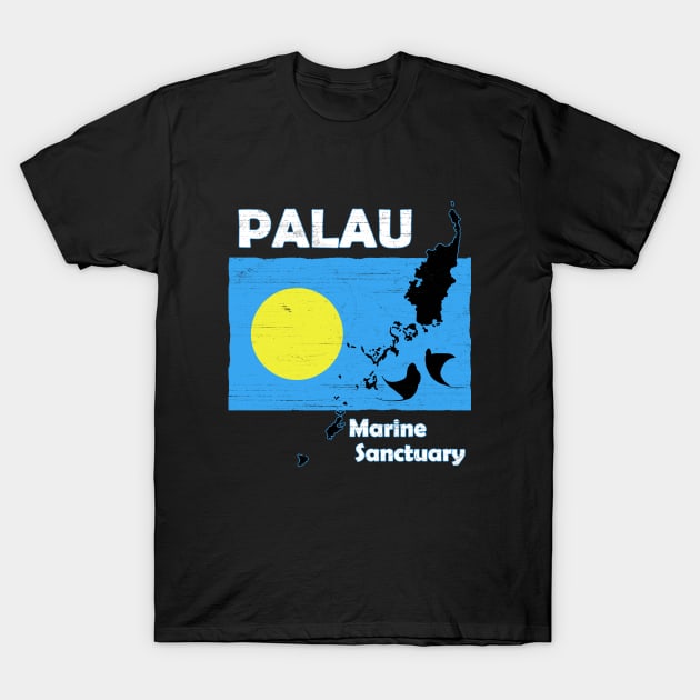 Palau Marine Sanctuary T-Shirt by NicGrayTees